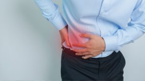 man in pain from kidney stones